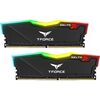 TEAMGROUP ΜΝΉΜΗ RAM DDR4 16GB KIT 2X8GB PC 3600 TEAM T-FORCE DELTA RGB TF3D416G3600HC18JDC01 (TF3D416G3600HC18JDC01)