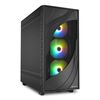 SHARKOON REBEL C80M RGB BLACK ATX (REBC80MRGBBK) (SHRREBC80MRGBBK)