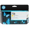 HP ΜΕΛΆΝΙ INKJET NO.738 130-ML YELLOW DESIGNJET (498N7A) (HP498N7A)