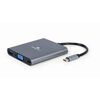 GEMBIRD USB-C DOCKING STATION ΜΕ HDMI 4K PD ΓΚΡΙ (A-CM-COMBO6-01) (GEMA-CM-COMBO6-01)