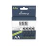 MEDIARANGE RECHARGEABLE USB-C LI-ION BATTERIES, MIGNON AA I 1.5V I 1.400MAH, 4-PACK (MRBAT161)