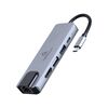 GEMBIRD USB-C 5IN1 MULTIPORT ADAPTER, PD, HDMI, USB 3.1, USB 2.0, LAN (A-CM-COMBO5-04) (GEMA-CM-COMBO5-04)