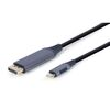 GEMBIRD USB-C TO DISPLAYPORT CABLE 1.8M (CC-USB3C-DPF-01-6) (GEMCC-USB3C-DPF-01-6)