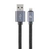 GEMBIRD COTTON BRAIDED USB-A TO LIGHTNING 1.8M (CCB-MUSB2B-AMLM-6) (GEMCCB-MUSB2B-AMLM-6)