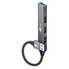 GOOBAY USB HUB 74456, 4X ΘΥΡΏΝ, USB 3.2, 5GBPS, USB ΣΎΝΔΕΣΗ, ΓΚΡΙ