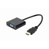 GEMBIRD A-HDMI-VGA-04 ADAPTER HDMI-A(M) ->VGA (F), ON CABLE, BLACK (A-HDMI-VGA-04) (GEMA-HDMI-VGA-04)