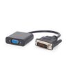GEMBIRD A-DVID-VGAF-01 ADAPTER (DVI-D M - D-SUB (VGA) F; 0 20M; BLACK) (A-DVID-VGAF-01) (GEMA-DVID-VGAF-01)