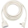 BRENNENSTUHL QUALITY PLASTIC EXTENSION CABLE WITH FLAT PLUG 5M H05VV-F3G1.5 WHITE (1168980250) (BNN1168980250)