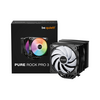 BEQUIET CPU AIR COOLER PURE ROCK PRO 3 LX BLACK BK043, 250W TDP, INTEL SOCKET LGA 1851/1700/1200/1150/1151/1155, AMD AM4/AM5, DUAL 120MM PWM ARGB FAN, 3YW.