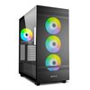 SHARKOON REBEL C50 RGB GAMING FULL TOWER ΚΟΥΤΊ ΥΠΟΛΟΓΙΣΤΉ ΜΕ ΠΛΑΪΝΌ ΠΑΡΆΘΥΡΟ ΜΑΎΡΟ (REBELC50BRGB) (SHRREBELC50BRGB)