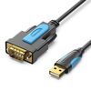 VENTION USB 2.0 A MALE TO DB-9 RS232 SERIAL ADAPTER CABLE 1M BLACK (VAS-C02-B100) (VENVAS-C02-B100)