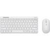 TRUST DESKSET LYRA US WIRELESS MOUSE AND KEYBOARD WHITE 25073