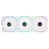 LIAN LI UNI FAN TL-LCD WIRELESS REVERSE 120 WHITE (3PCS & CONTROLLER) CASE FAN