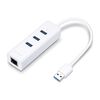 TP-LINK USB 3.0 3-PORT HUB GIGABIT ETHERNET ADAPTER 2 IN 1 USB ADAPTER (UE330)