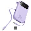 BASEUS QPOW 2 10000MAH 30W 2XUSB-C POWERBANK PURPLE (P10055008513-00) (BASP10055008513-00)