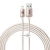BASEUS KABEL USB DO IP CRYSTAL SHINE, 2.4A, 2M RÓŻOWY (CAJY001204) (BASCAJY001204)