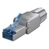 GOOBAY ΒΎΣΜΑ RJ45 65939, CAT 6A STP, TOOL-FREE, ΑΣΗΜΊ