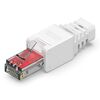 POWERTECH ΒΎΣΜΑ ΔΙΚΤΎΟΥ RJ45 CAB-N350, CAT 6A UTP, TOOL-FREE, ΛΕΥΚΌ