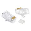 POWERTECH ΒΎΣΜΑ RJ45 CAB-N352, CAT 6/6A UTP, MODULAR, ΔΙΆΦΑΝΟ, 50ΤΜΧ