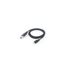 CABLEXPERT REGULAR USB TO LIGHTNING CABLE ΜΑΎΡΟ 1M (CC-USB2-AMLM-1M) (GEMCC-USB2-AMLM-1M)