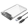 ORICO ΘΉΚΗ ΓΙΑ 2.5" SATA HDD/SSD 2139C3, 5GBPS, ΔΙΆΦΑΝΗ
