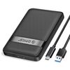ORICO ΘΉΚΗ ΓΙΑ 2.5" SATA HDD/SSD 2577C3-V1, 6GBPS, ΜΑΎΡΗ