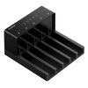 ORICO DOCKING STATION ΓΙΑ 2.5" Ή 3.5" SATA HDD/SSD 6558US3-C, 5 ΘΈΣΕΩΝ, 5GBPS, CLONE FUNCTION, ΜΑΎΡΟ