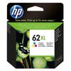 HP 62XL ORIGINAL HIGH (XL) YIELD CYAN, MAGENTA, YELLOW