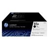 HP LASERJET P100/M1130 BLACK TONER TWIN PACK (CE285AD) (HPCE285AD)
