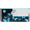 HP ΜΕΛΆΝΙ INKJET NO.738 300-ML MAGENTA DESIGNJET (676M7A) (HP676M7A)