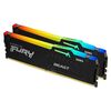 KINGSTON MEMORY KF556C40BBAK2-128 FURY BEAST BLACK RGB DDR5, 5600MT/S, 128GB,KIT OF 2