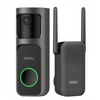 IMOU SMART HOME DOORBELL 2S KIT DB-2SP-3T0W/ DS2S, INDOOR WIRELESS DOORBELL WITH CHIME, 5000MAH BATTERY, BUILT-IN MIC & SPEAKER, 2-WAY TALK, PIR, CALL NOTIFICATIONS, MULTIPLE RINGTONES, 2.4GHZ WIFI, MICRO SD UP TO 512GB, WEATHERPROOF, 3YW.