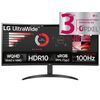 LG 34WR50QK-B ULTRAWIDE VA HDR CURVED MONITOR 34" (LG34WR50QK-B)