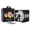BEQUIET FAN LIGHT WINGS LX 140MM PWM TRIPLE PACK BL127, ARGB, 1200RPM, 56CFM/95M3/H, 22,9DB, LIFESPAN 60000H, BLACK, 3YW.