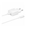 SAMSUNG FAST TRAV. CHARGER 15W+CABLE WHI
