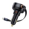 BASEUS ΦΟΡΤΙΣΤΉΣ ΑΥΤΟΚΙΝΉΤΟΥ ENJOYMENT ΜΕ ΚΑΛΏΔΙΟ LIGHTNING + USB-C 55W ΜΑΎΡΟ (C00057803111-00) (BASC00057803111-00)