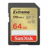 SANDISK EXTREME SDXC 64GB CLASS 10 U3 V30 UHS-I