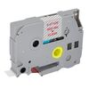 MEDIARANGE PLASTIC TAPE CASSETTE FOR LABEL PRINTERS USING BROTHER TZ-132/TZE-132 12MM 8M LAMINATED RED ON CLEAR (MRBTZ132)