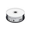 MEDIARANGE CD-R 700MB|80MIN 52X SPEED, INKJET FULLSURFACE PRINTABLE, BLACK DYE, CAKE 25 (MR241)