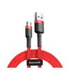BASEUS CAFULE BRAIDED USB 2.0 TO MICRO USB CABLE ΚΌΚΚΙΝΟ 1M (CAMKLF-B09) (BASCAMKLFB09)