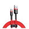 BASEUS CAFULE BRAIDED USB 2.0 TO MICRO USB CABLE ΚΌΚΚΙΝΟ 2M (CAMKLF-C09) (BASCAMKLFC09)