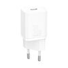 BASEUS ΦΟΡΤΙΣΤΉΣ ΧΩΡΊΣ ΚΑΛΏΔΙΟ ΜΕ ΘΎΡΑ USB-C 30W POWER DELIVERY ΛΕΥΚΌΣ (SUPER SI) (CCSUP-J02) (BASCCSUPJ02)