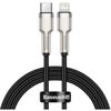 BASEUS USB-C CABLE FOR LIGHTNING CAFULE 20W 1M BLACK (CATLJK-A01) (BASCATLJK-A01)