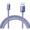 BASEUS CRYSTAL SHINE BRAIDED USB TO LIGHTNING CABLE ΜΩΒ 2M  (CAJY000105) (BASCAJY000105)