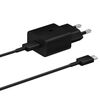 SAMSUNG ΦΟΡΤΙΣΤΉΣ ΜΕ ΘΎΡΑ USB-C ΚΑΙ ΚΑΛΏΔΙΟ USB-C 15W POWER DELIVERY (T1510XBEGEU) (SAMT1510XBEGEU)