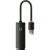 BASEUS NETWORK ΑDAPTER LITE SERIES USB TO RJ45 BLACK (WKQX000101) (BASWKQX000101)