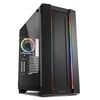 SHARKOON ELITE SHARK CA200M GAMING MIDI TOWER ΚΟΥΤΊ ΥΠΟΛΟΓΙΣΤΉ ΜΕ ΠΛΑΪΝΌ ΠΑΡΆΘΥΡΟ ΚΑΙ RGB ΦΩΤΙΣΜΌ ΜΑΎΡΟ (ELCA200M) (SHRELCA200M)