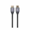 GEMBIRD HDMI 1.4 BRAIDED CABLE HDMI MALE - HDMI MALE 2M ΜΑΎΡΟ (CCBP-HDMI-2M) (GEMCCBP-HDMI-2M)