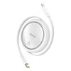 BASEUS RETRACTABLE USB-C TO LIGHTNING CABLE 20W ΛΕΥΚΌ 1M (P10364501211-00) (BASP10364501211-00)
