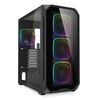 SHARKOON AK5G RGB  (SCHWARZ, TEMPERED GLASS X 2)